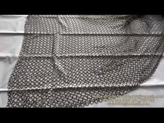 Nhìn kỹ hơn: Rèm lưới vòng nội thất OEM Rèm lò sưởi Chainmail