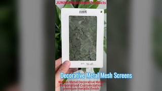 Lưới kim loại dệt Lưới trang trí Vách ngăn phòng Màn hình cửa sổ Màn chắn côn trùng