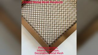 Lưới kim loại trang trí Cửa tủ Lưới chèn Màn hình chia phòng nội thất