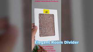 Lưới kim loại dệt Lưới chia phòng Màn hình cửa sổ trang trí trong nhà