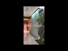 Rèm nước lưới kim loại trong suốt chảy nước