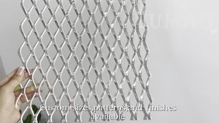 Lưới kim loại hiện đại cho mặt tiền tòa nhà