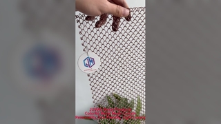 Rèm kim loại đầy màu sắc Rèm lưới kim loại Rèm kim loại trang trí Cá nhân hóa, ánh sáng sang trọng