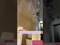 Màn nước trang trí Rèm lưới kim loại Rèm nước kim loại Cảnh quan