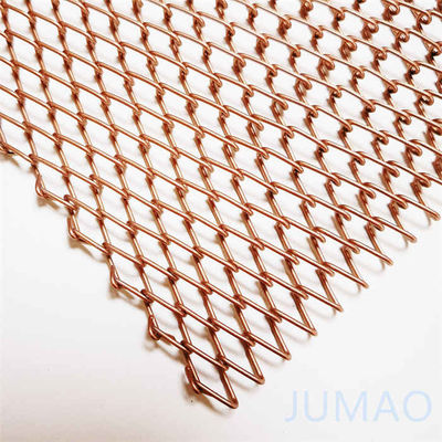 Rhombic lỗ đồng dây lưới rèm cửa trang trí trần nhà