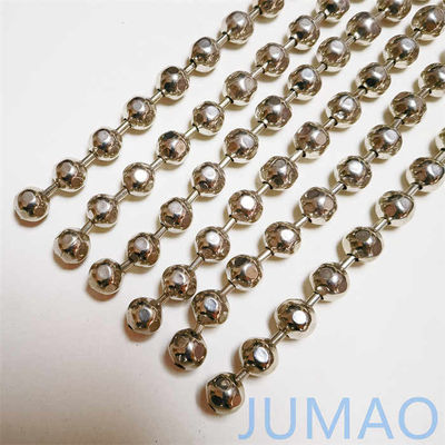 Chromed mặt kim loại Bead Bóng rèm trang trí nội thất phòng phân vùng