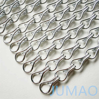 Cửa dây chuyền nối hàng rào rèm nhôm dây chuyền nối màn hình bay ODM