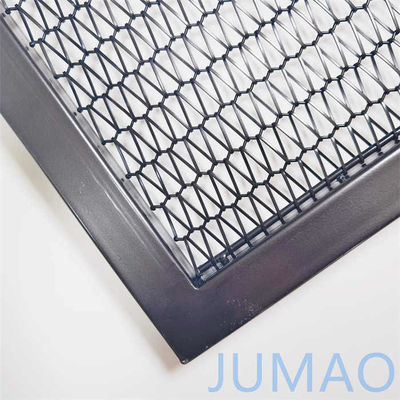 Tủ Sprial trang trí Wire Mesh Panel Thép cho mặt tiền tường