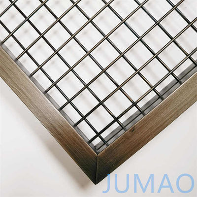 Nhà bếp trang trí Cabinet Mesh Inserts đồng màn hình rào cản