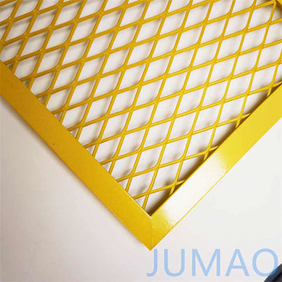 Màu vàng kiến trúc mở rộng Metal Lath Panel phòng phân vùng