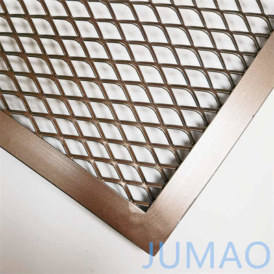 Kim cương mở rộng lưới tấm mở rộng thép lưới cho đường đi bộ tay cầm