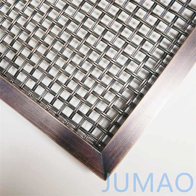 Bàn phân vùng phòng kim loại bằng đồng cổ cho ý tưởng kiến trúc