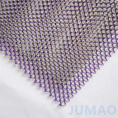 Jumao Metal Mesh rèm ngăn không gian xoắn ốc