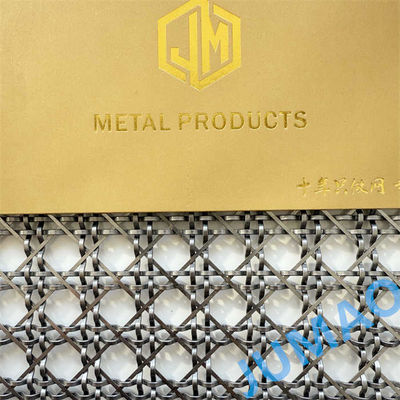 7x7 trang trí Stainless Steel Wire Mesh Khu vực mở 2% đến 90%