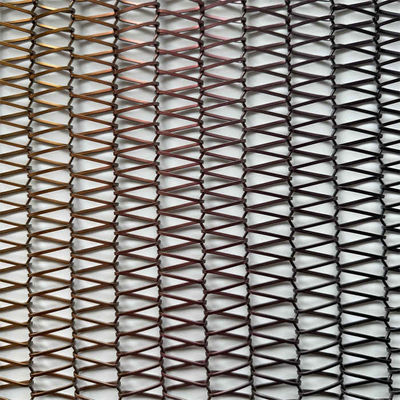 Công nghệ cuộn dây Metal Mesh rèm tùy chỉnh vật liệu đồng