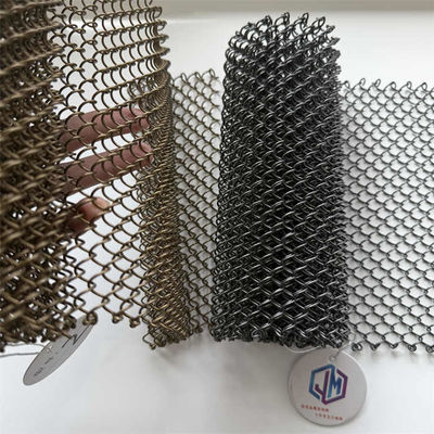 ODM cuộn dây kiến trúc lưới rèm tấm kim loại cho khách sạn không gian phân vùng