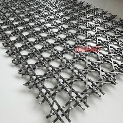 Mạng lưới kim loại kiến trúc nghiêng Mạng lưới kim loại trang trí Mạng lưới sợi trong nhà