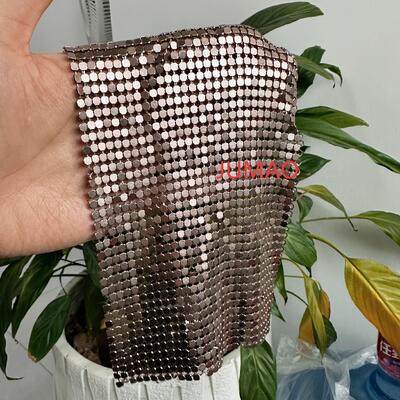 Rèm lưới kim loại trang trí Rèm sequin kim loại Màn hình phân vùng trong nhà
