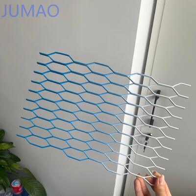 Tấm lưới kim loại thép không gỉ 304 mở rộng màu tùy chỉnh cho mặt tiền tòa nhà